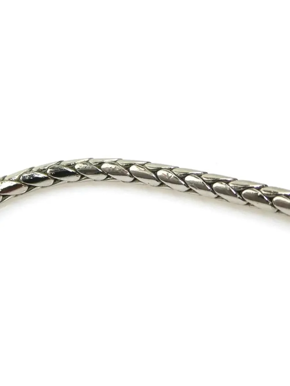 Auth Saint Laurent Bracelet Silver #302824S25B